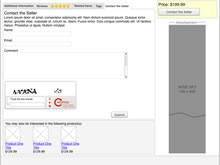 theyard.com Wireframe